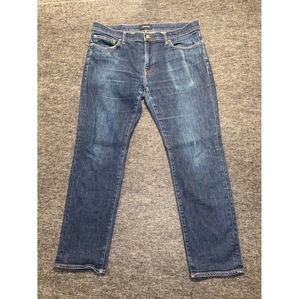 J.Crew 484 Slim Jeans Mens 33x30(28) Blue Kurabo Japanese Denim Stretch